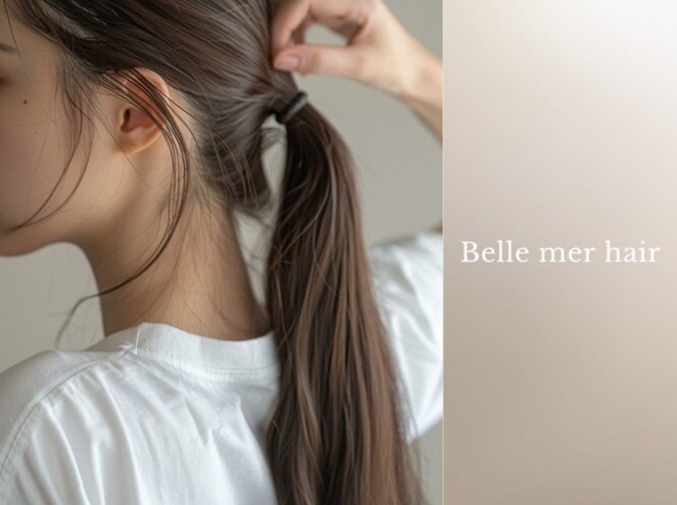 【福間】≪社会保険完備・20時までに退勤可能・選べる休日数・16時までの勤務OK≫某有名集客媒体での受賞履歴あり！髪質改善に特化したマンツーマン接客サロン「Belle mer hair（ベルメールヘアー）」からスタイリスト（美容師）の求人☆★