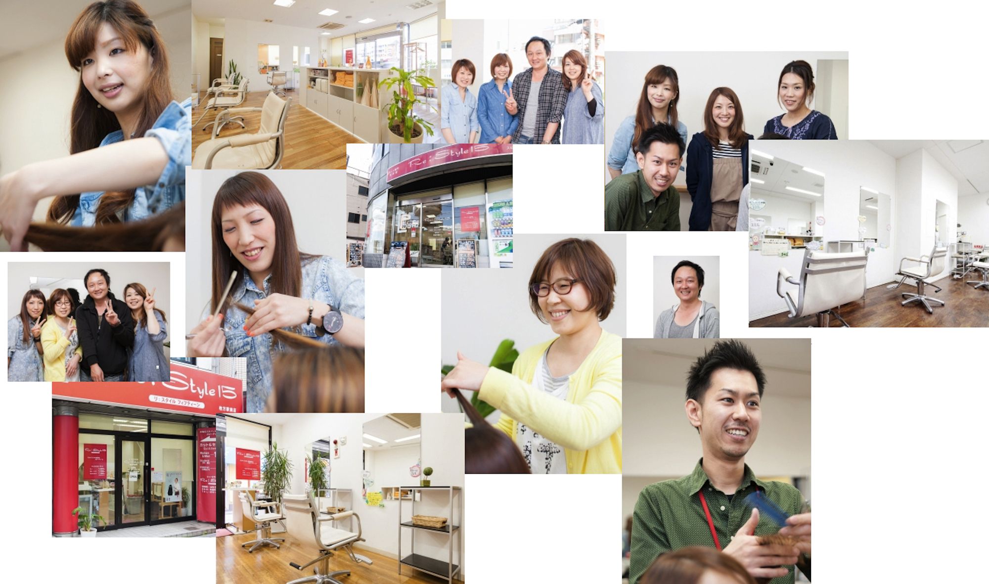 【枚方市駅】≪遅くても20時までに退勤≫≪月給27万円〜≫≪月8,9日休み≫≪社会保険完備≫リーズナブルな価格でしっかりした技術を提供、口コミも多数で顧客満足度も高い！「Re:Style15 枚方駅前店（リスタイルフィフティーンヒラカタエキマエテン）」からスタイリスト（美容師）の求人☆☆