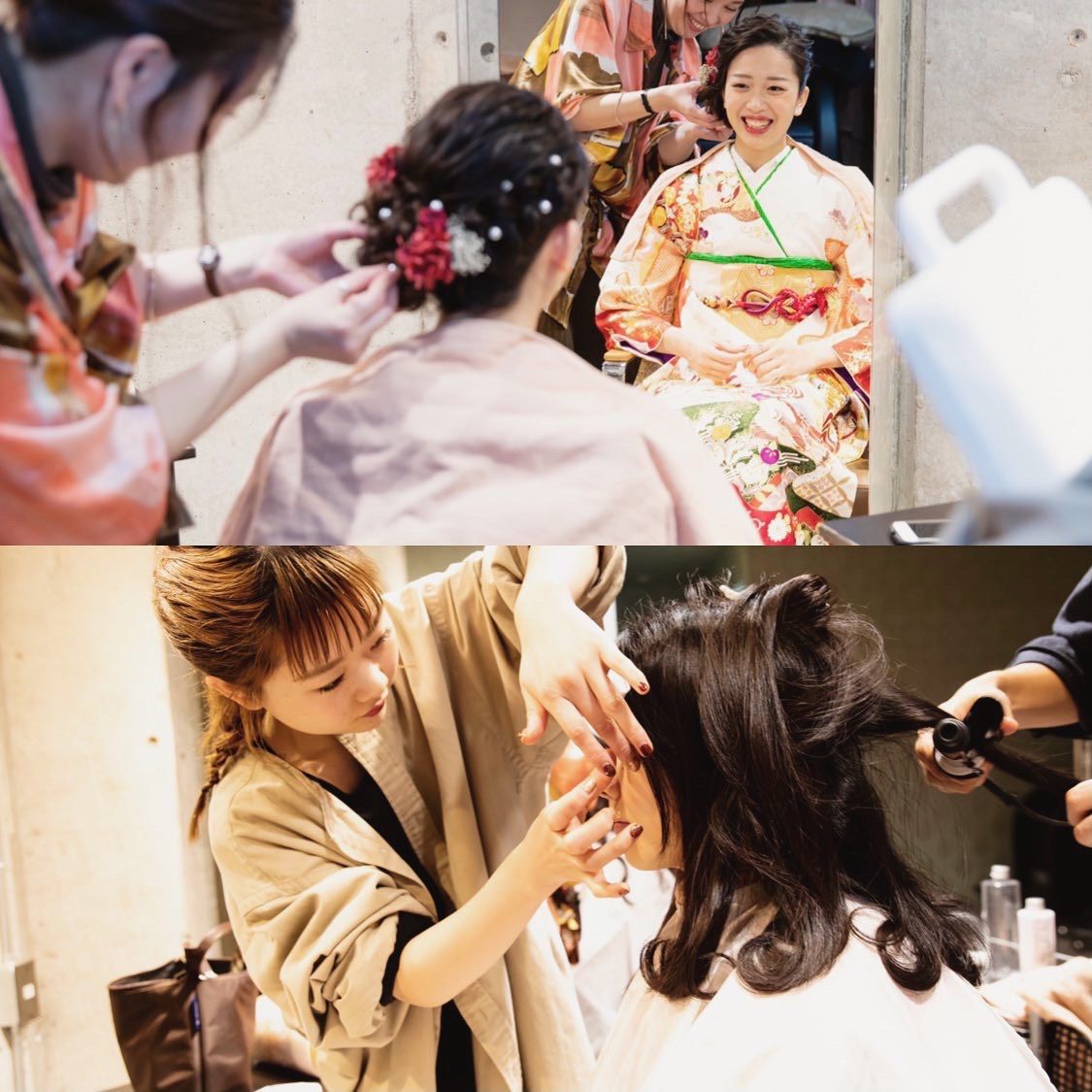 【北野白梅町】≪社会保険完備≫入社から約4カ月間のアカデミー制度あり！営業時間内に集中してレッスン可能！あなたの個性や意欲を尊重し、働きやすい環境を整えています◎ヘアメイク＆着付け入客も多数！トータルビューティで学べる「aell（エイル）」からアシスタント（美容師）の求人☆★