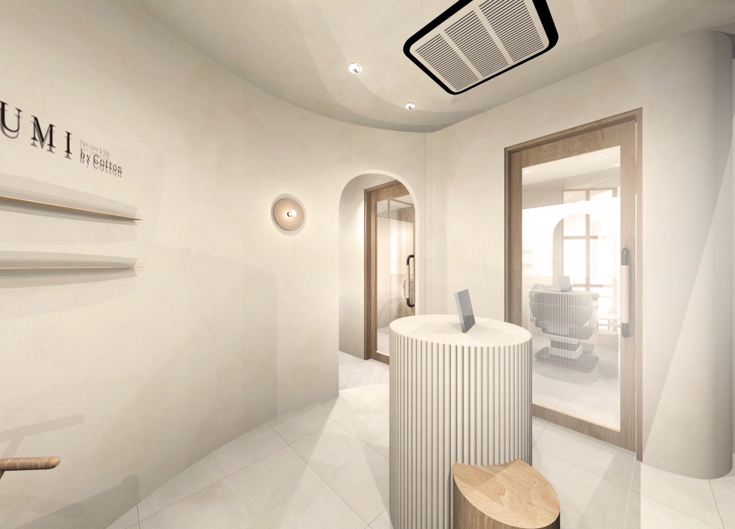 【宇美駅】≪日曜、月曜が定休・営業時間は17時まで・高月給スタート・社会保険完備・マンツーマン接客≫美容師を長く続けたい方や働き方にお悩みの方へオススメ！スタッフにとってより働きやすいお店にします！「UMI by Cotton（ウミバイコットン）」からスタイリスト（美容師）の求人★☆