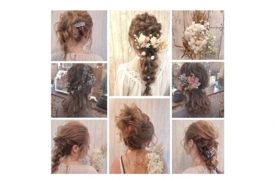 【博多駅】≪トータルビューティーサロン≫ネイル・まつエク・着付け・ヘアセットがメニューにあるので幅広い技術が学べます！ライブ、結婚式のスタイルが人気です！女の子をかわいく変身させちゃう「Macaron 博多店（マカロンハカタテン）」からヘアメイクの求人☆☆