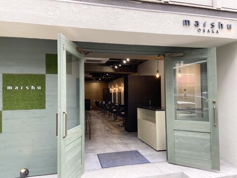 【西中島南方】≪業務委託・正社員選択可能≫≪完全マンツーマン≫≪単価8000円以上≫デザインカラーが大人気のヘアサロン！美容師1人1人に合わせた働き方を選ぶことが出来る体制です！「marshu（マーシュ）」からスタイリスト（美容師）の求人☆★☆