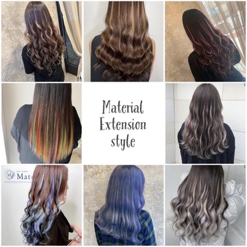 【橘通西】≪週休二日制・社会保険完備・プルエクステが人気≫プルエクステ＆ファッションカラーが大人気！！若いお客様が中心、ヘアセットのオーダーも多いんです！！スタッフ全員でサロン創りを行いお店を盛り上げるトレンドに強いヘアサロン「hair studio Material（ヘアスタジオマテリアル）」からアシスタント（美容師）の求人☆★