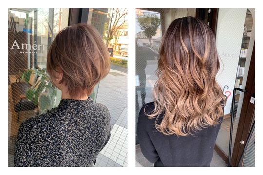 【大浦】≪平均退勤時間19:00・月6or8日お休み選択可能・着付けが学べる≫自分に合った働き方ができる！！20～30代の方メインに定評のあるヘアサロン「Ameri（アメリ）」からスタイリスト（美容師）の求人☆★