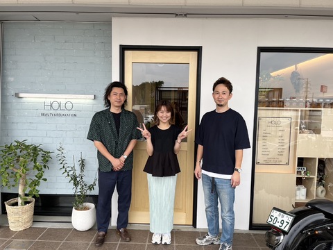 【木津】≪社会保険完備≫≪月8,9日休み≫≪第3日曜定休≫≪有給休暇はすべて土日OK！≫≪平均単価1万円以上≫「美髪×リラクゼーション」がコンセプトの半個室完全予約制サロン！長く働ける環境をつくっております！アットホームな雰囲気が魅力の「HOLO（ホロ）」からスタイリスト（美容師）の求人★☆